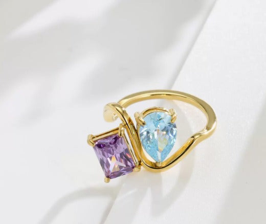 Bague Toi & Moi Iris